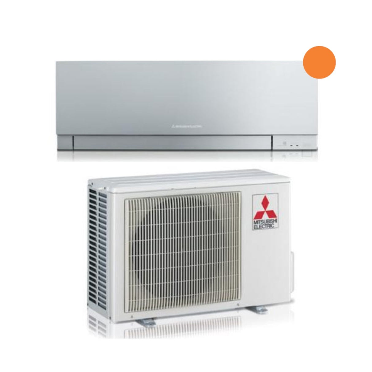 climatizzatore condizionatore mitsubishi electric inverter kirigamine zen r 32 silver 9000 btu msz ef25vgks argento wi fi integrato novita