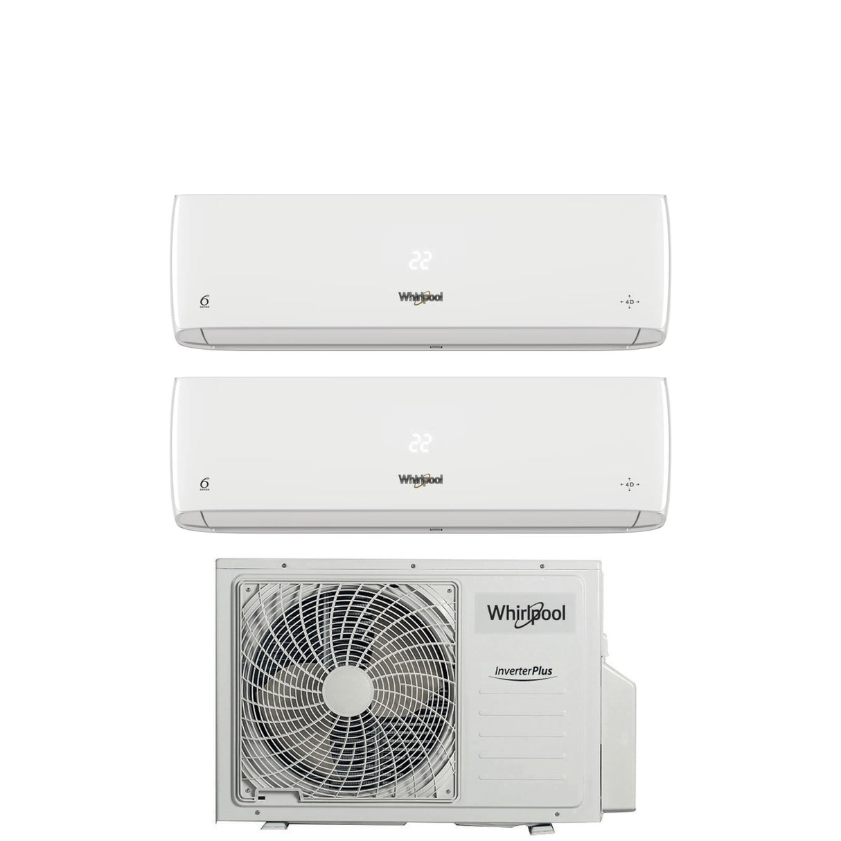 climatizzatore condizionatore whirpool dual split inverter 9_12 wa20odu32 r 32 9000_12000