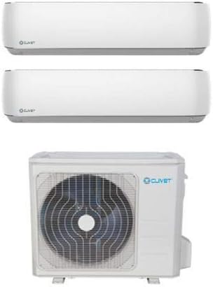 clivet climatizzatore condizionatore clivet dual split inverter cristallo 2 90009000 btu con mu2 y 53m wi fi integrato 99