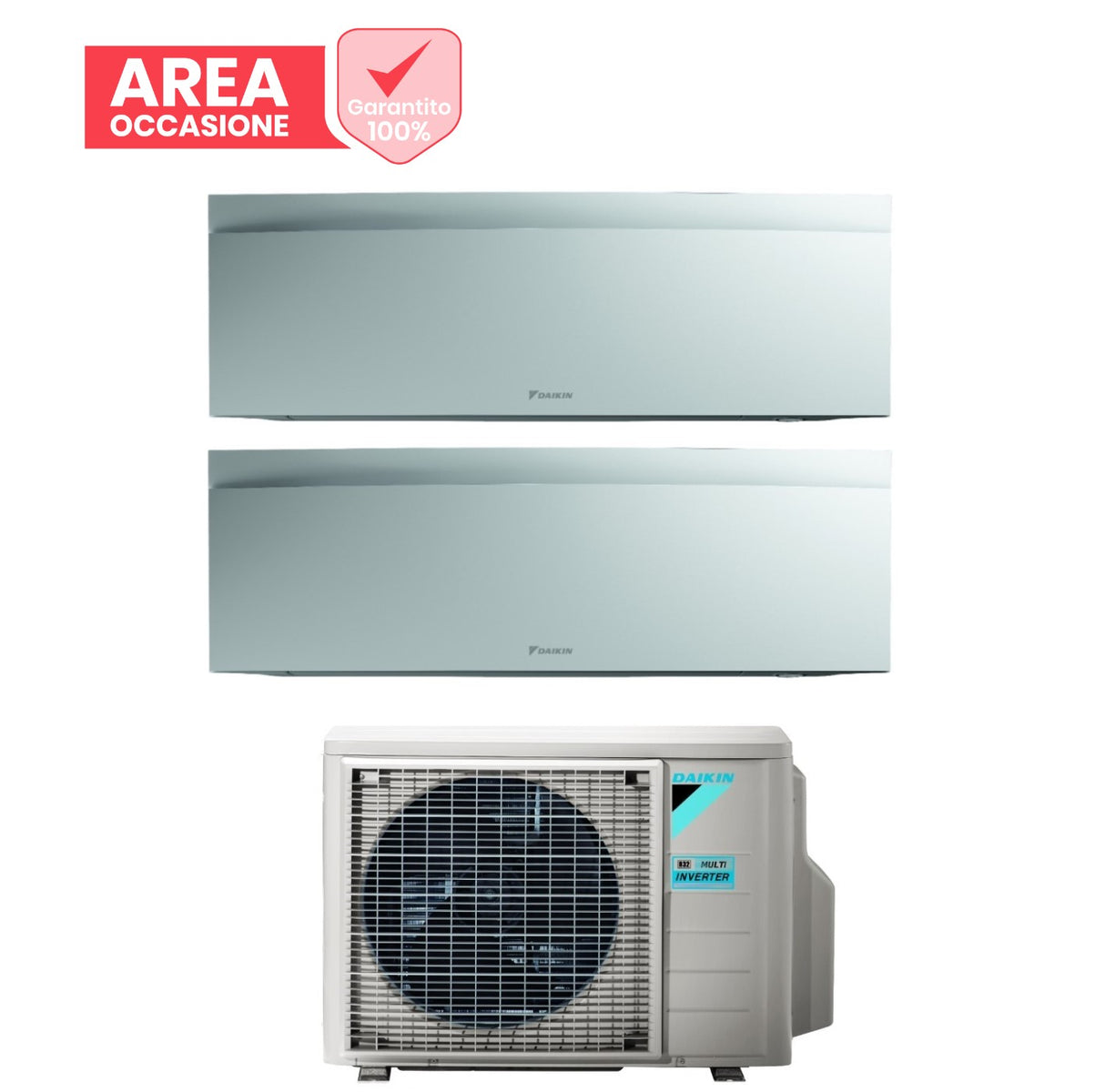 daikin area occasioni climatizzatore condizionatore daikin bluevolution dual split inverter serie emura white iii 99 con 2mxm40a r 32 wi fi integrato 90009000 colore bianco garanzia italiana