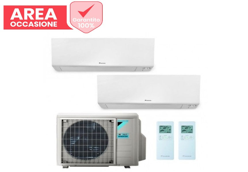 daikin area occasioni climatizzatore condizionatore daikin bluevolution dual split inverter serie ftxmr perfera wall 912 con 2mxm40mn r 32 wi fi integrato 900012000