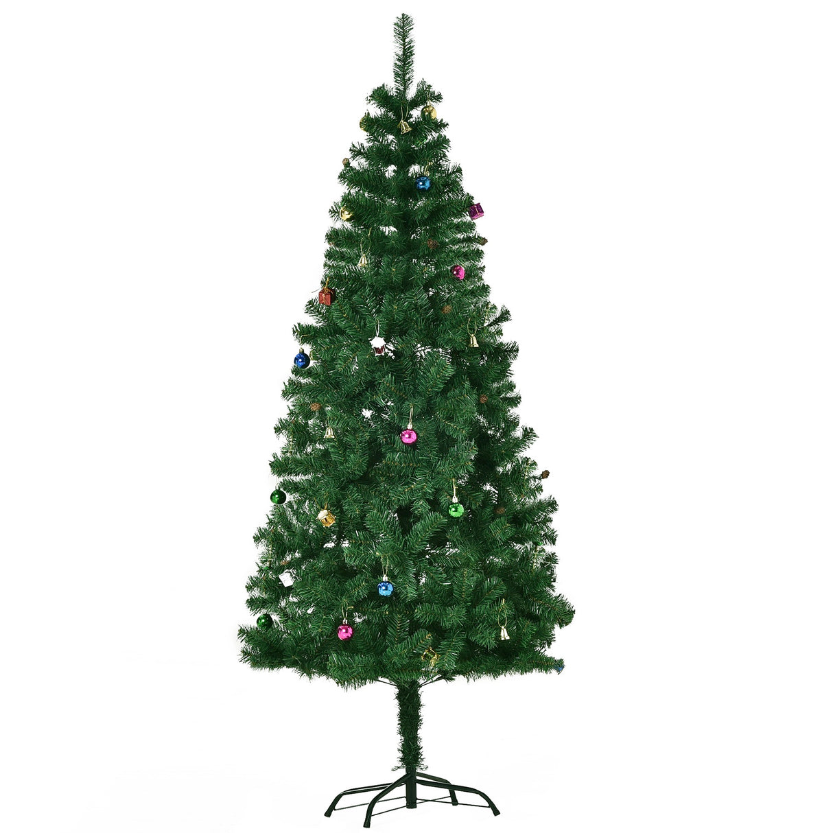 easycomfort easycomfort 1 8m albero di natale artificiale con 624 rami in pvc ignifughi albero di natale realistico con decorazioni e rami folti verde