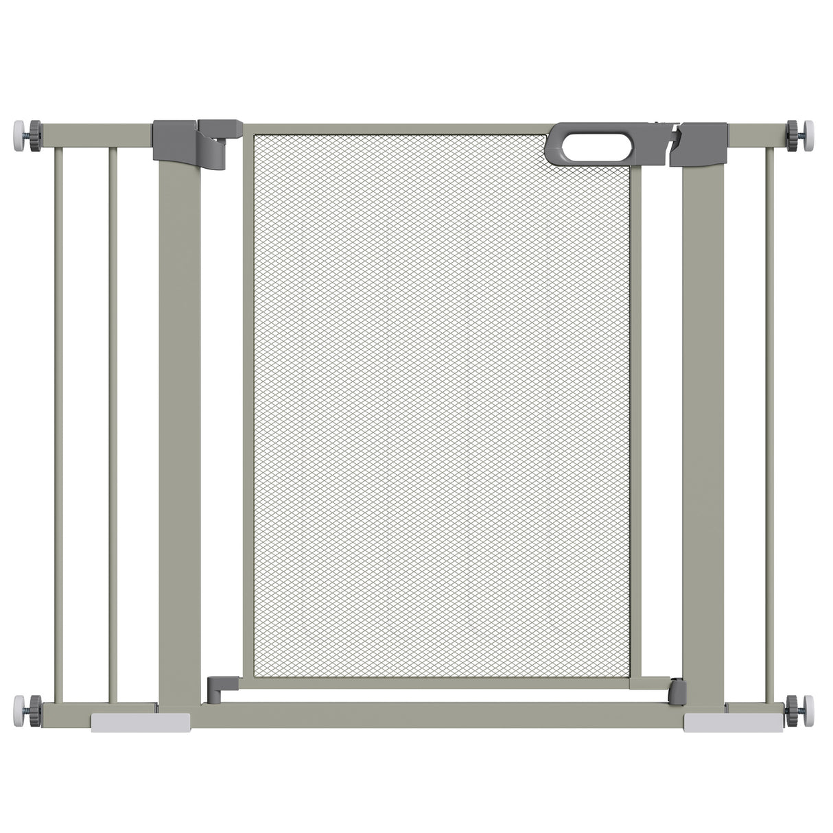 easycomfort easycomfort cancellino per cani estensibile a pressione con chiusura automatica 75 103x76 cm grigio