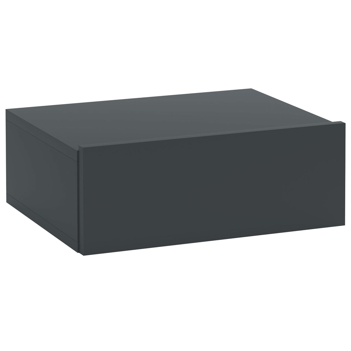 easycomfort easycomfort comodino sospeso moderno con cassetto in legno 40x30x15 cm nero