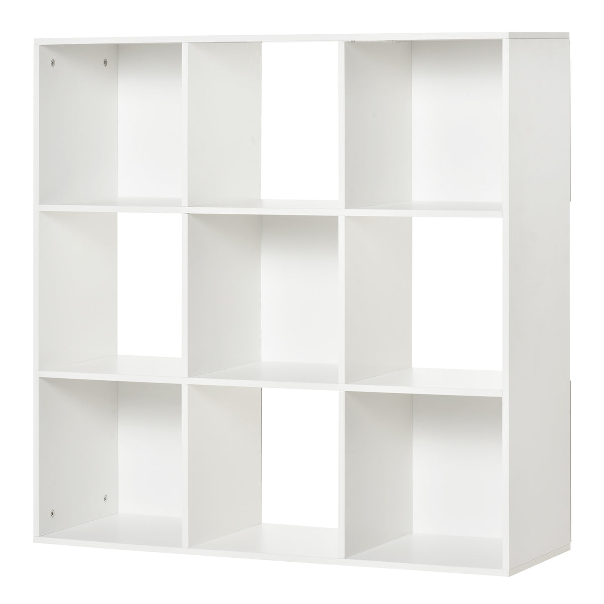 easycomfort easycomfort libreria bianca per casa e ufficio scaffale dal design moderno con 9 scomparti in legno 91 5 x 29 5 x 91 5 cm ean 8054111844895