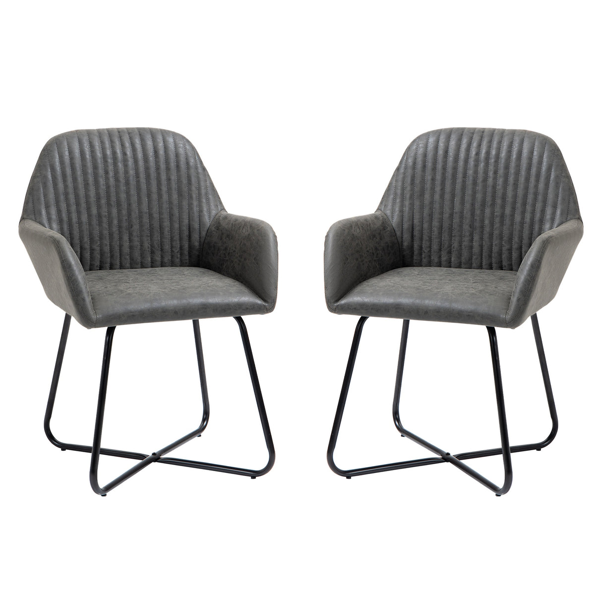 immagine-1-easycomfort-easycomfort-set-2-sedie-moderne-per-sala-da-pranzo-cucina-o-soggiorno-sedie-imbottite-in-similpelle-grigia-60x56-5x85cm