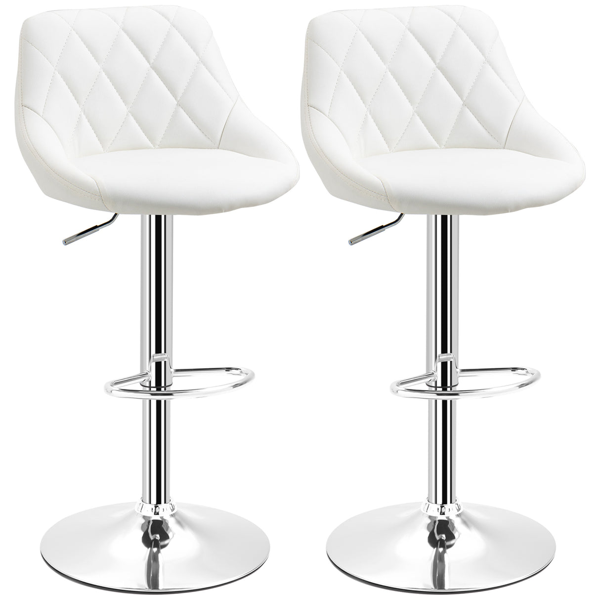 immagine-1-easycomfort-easycomfort-set-2-sgabelli-da-bar-altezza-regolabile-con-base-in-metallo-e-seduta-in-pelle-pu-sgabelli-moderni-con-schienale-e-poggiapiedi-46x48x83-104cm-bianco