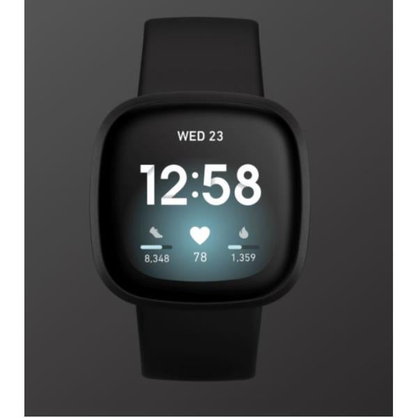 fitbit versa 3 nero nero alluminio
