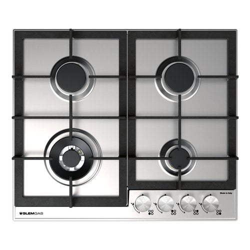 immagine-1-glem-gas-piano-cottura-a-gas-glem-gas-gtd64thixn-linea-dinamico-4-fuochi-l585xp50-inox-ean-8059606964379