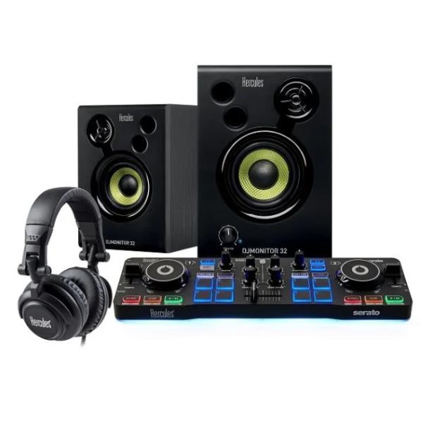 hercules dj starter kit con controller dj _ 2 altroparlanti _ cuffie 4780890