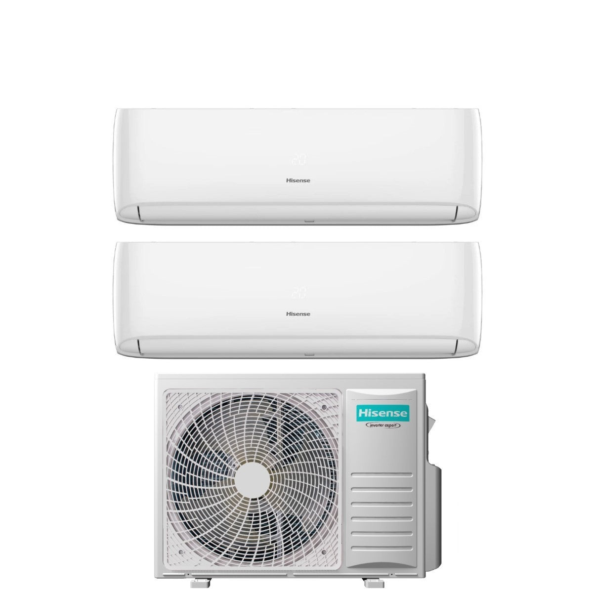 hisense condizionatore hisense dual split hi comfort 1218 con 4amw81u4rjc r 32 wi fi integrato