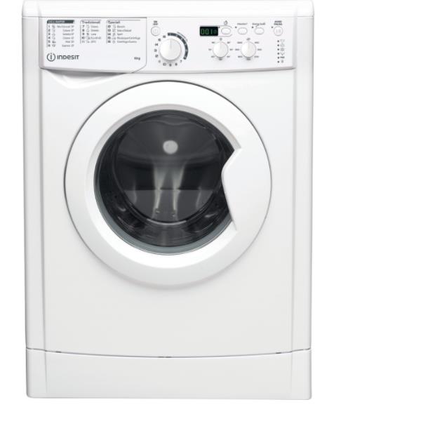 lavatrice a carica frontale 6 kg indesit ewd 61051 w it n water balance plus 1000 giri classe f