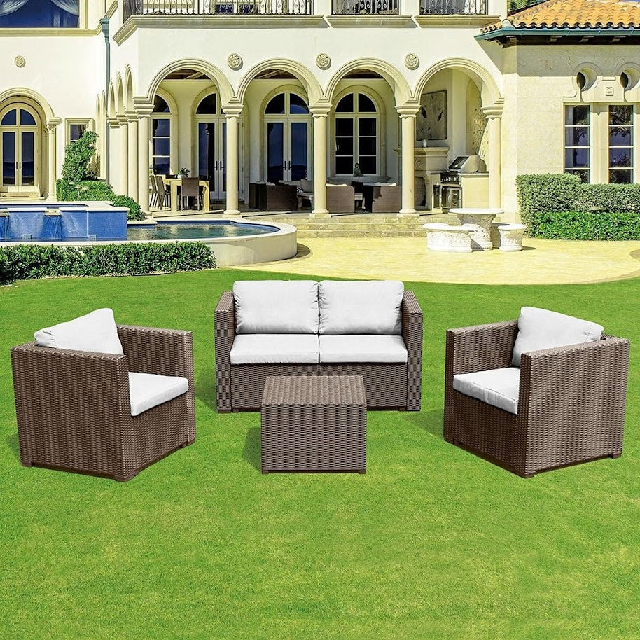 immagine-1-le-stelle-le-stelle-set-salotto-da-giardino-in-polyrattan-con-divano-poltrone-tavolino-e-cuscini-colore-moka-ean-8024299800020