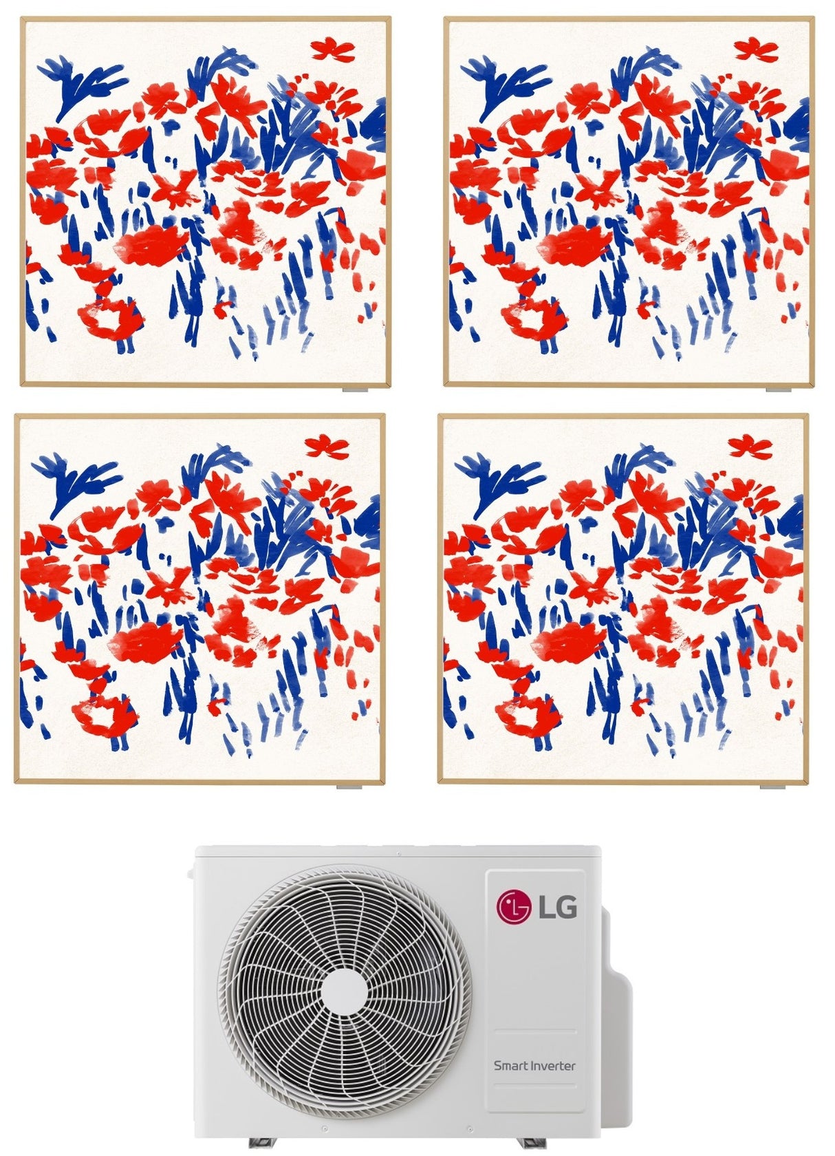 lg condizionatore lg quadri split inverter artcool gallery photo 99912 con mu4r25 r 32 wi fi integrato