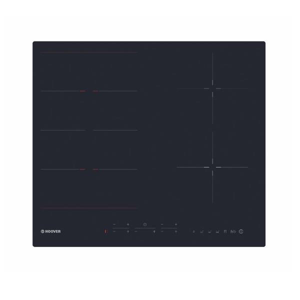 piano cottura ad induzione candy hoover hies644dc 4 zone l59xp52 vetroceramica nero