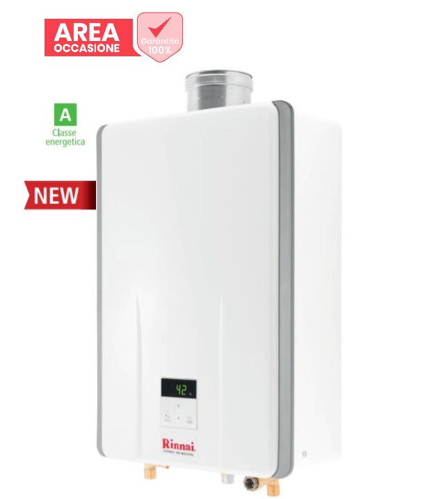 rinnai area occasioni scaldabagno a gas rinnai infinity 28i interno metano completo di kit scarico fumi