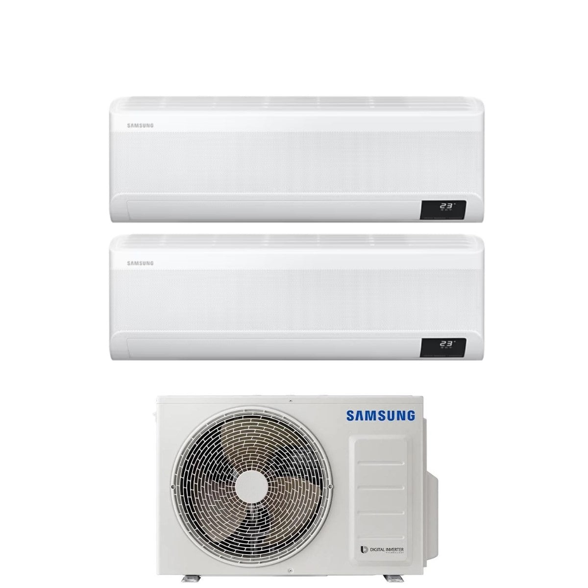 samsung condizionatore samsung dual split windfree avant 912 con aj050txj2kg r 32 wi fi integrato