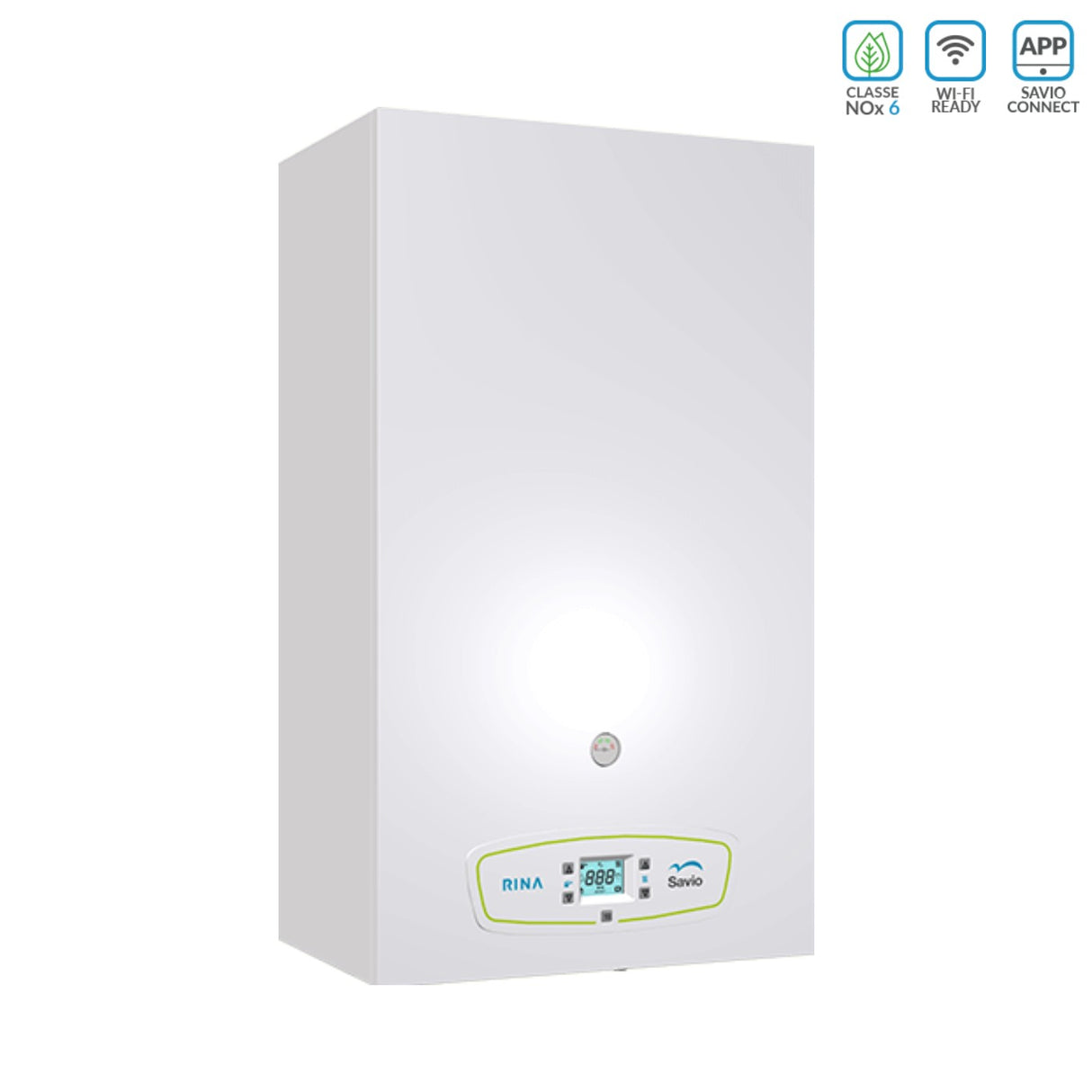 savio caldaia a condensazione savio rina 25 metanogpl completa di kit fumi