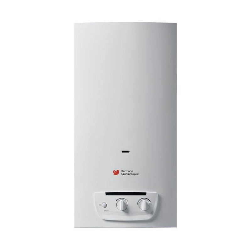 scaldabagno a gas camera aperta hermann saunier duval opalia c 11 low nox 11 1 lix h accensione elettronica metano novita 7467