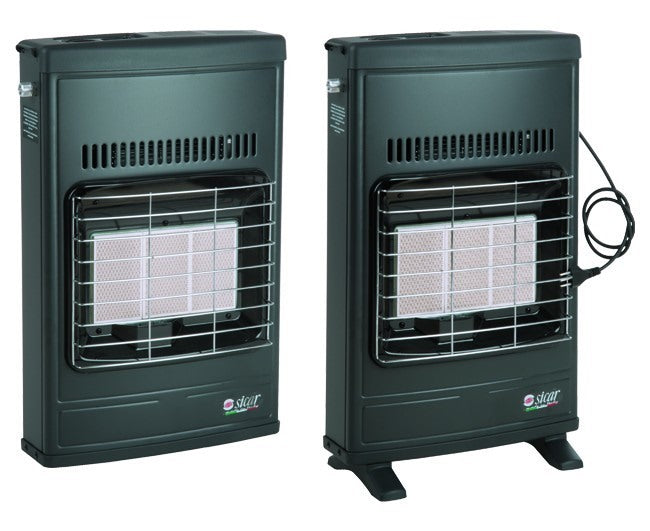 stufa a raggi infrarossi gpl grigia 26796