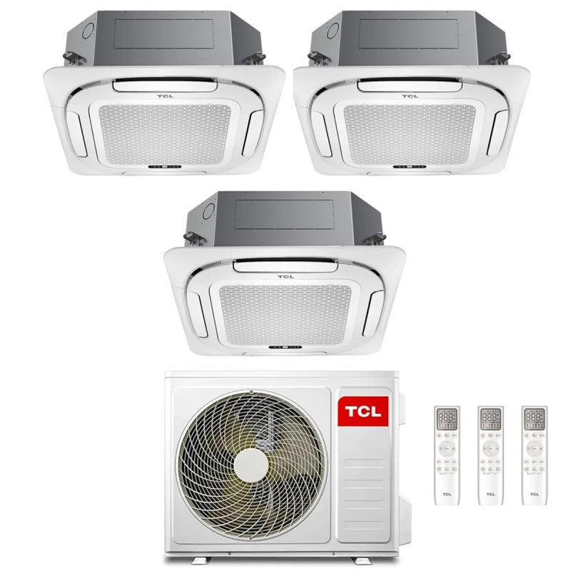 tcl condizionatore a cassetta 4 vie tcl compact trial split 999 con mt2730 r 32 wi fi optional