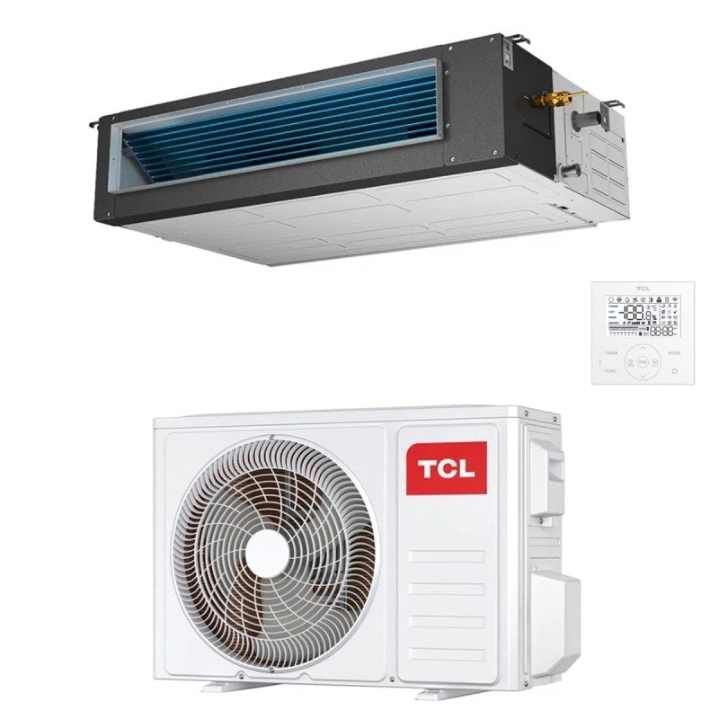 tcl condizionatore canalizzabile tcl 36000 btu mn36dw1 r 32 wi fi optional con comando cablato incluso