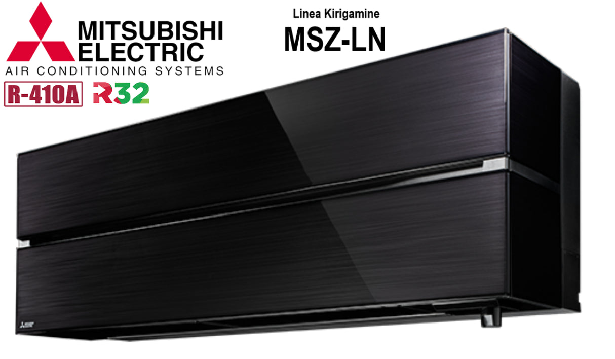 unita interna a parete mitsubishi electric inverter serie kirigamine style 18000 btu msz ln50vgb colore black nero 6230
