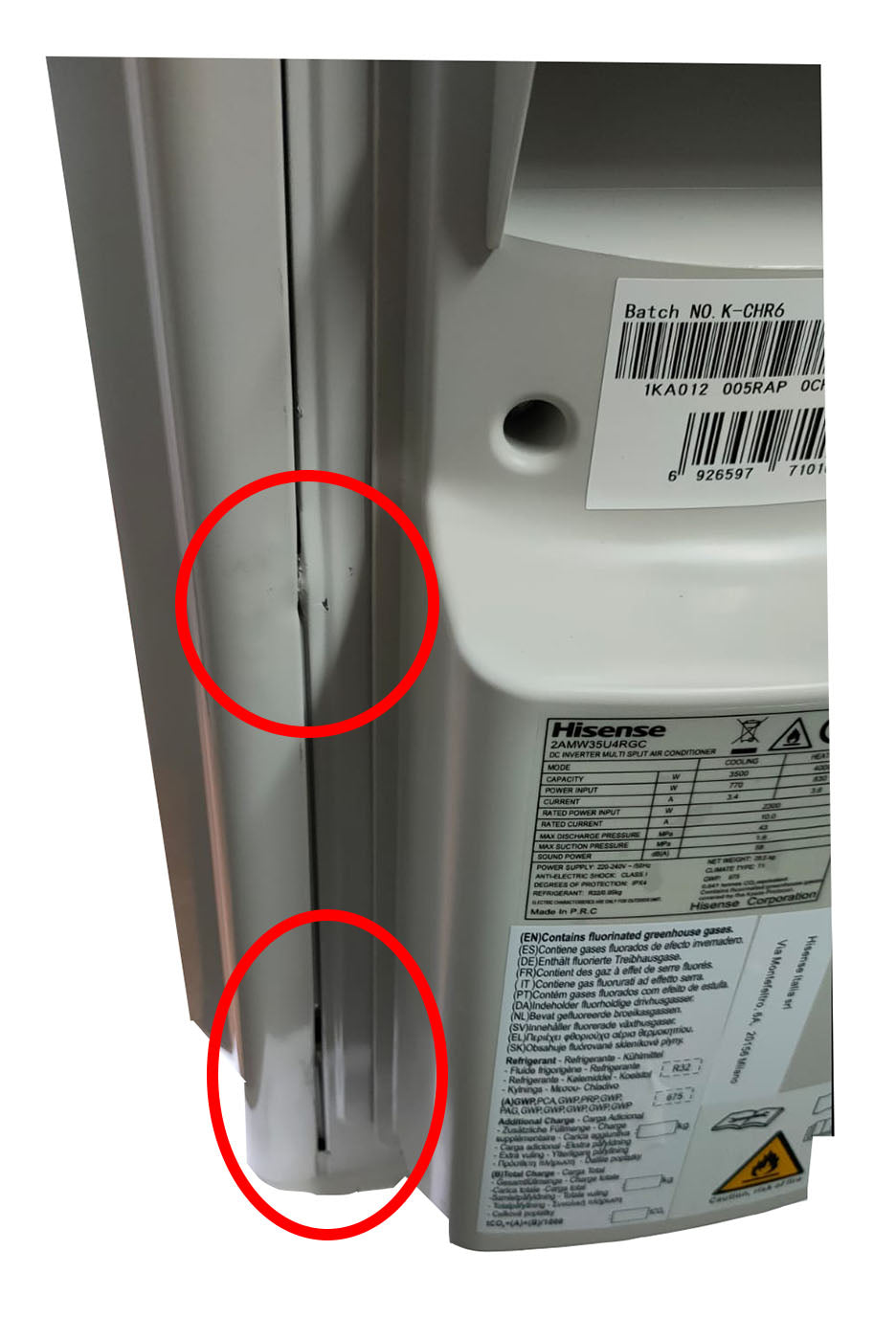 area occasioni climatizzatore condizionatore hisense dual split inverter serie hi comfort 9_9 con 2amw35u4rgc r 32 wi fi integrato 9000_9000 novita