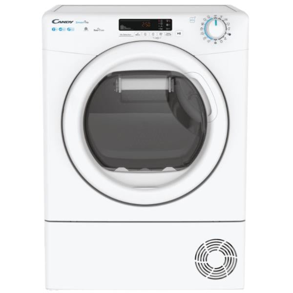 asciugatrice a carico frontale candy smart pro cso4h7a2de s 7 kg slim a++ a85xl59 6xp46 5 controllo remoto avanzato e contenuti extra wi fi + ble 38195