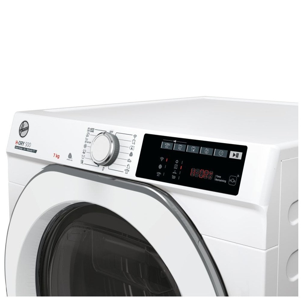 asciugatrice slim a pompa di calore hoover nd4 h7a1tcex s a85xl60xp46 5 classe a+ h dry 500