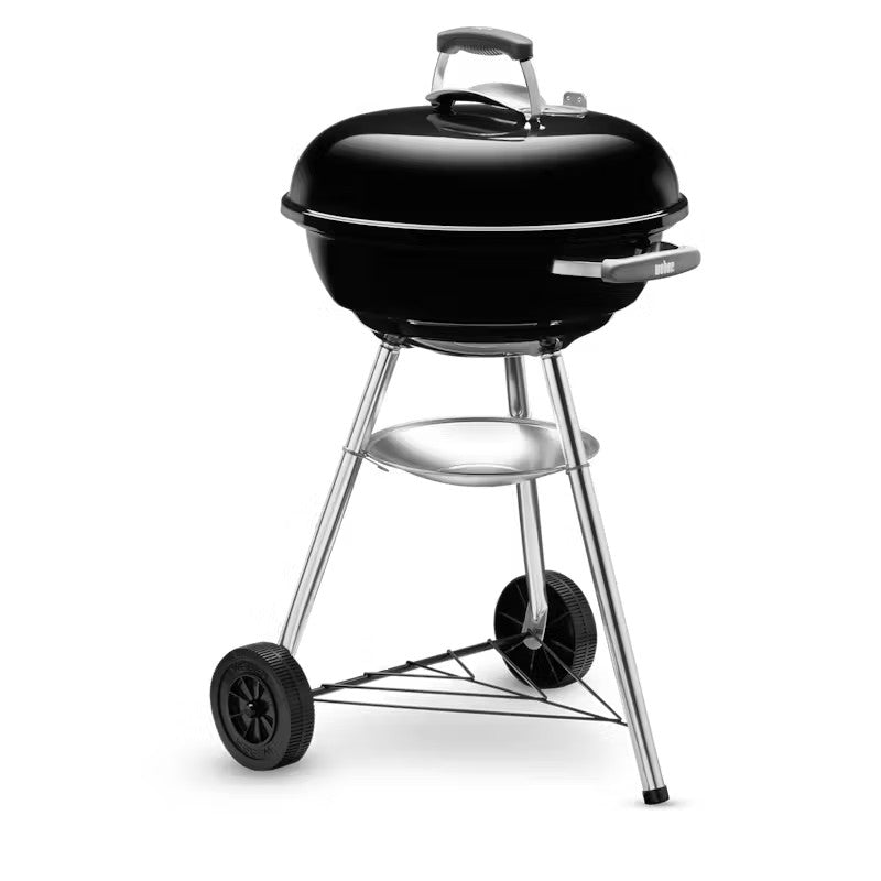 barbecue a carbone weber serie compact kettle 47 cm nero cod. 1221004