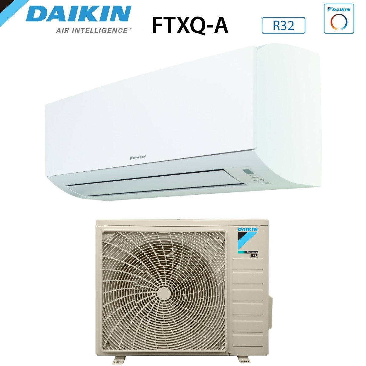 climatizzatore condizionatore daikin bluevolution inverter 12000 btu ftxq35a _ rxq35a r 32 wi fi optional a__ a_