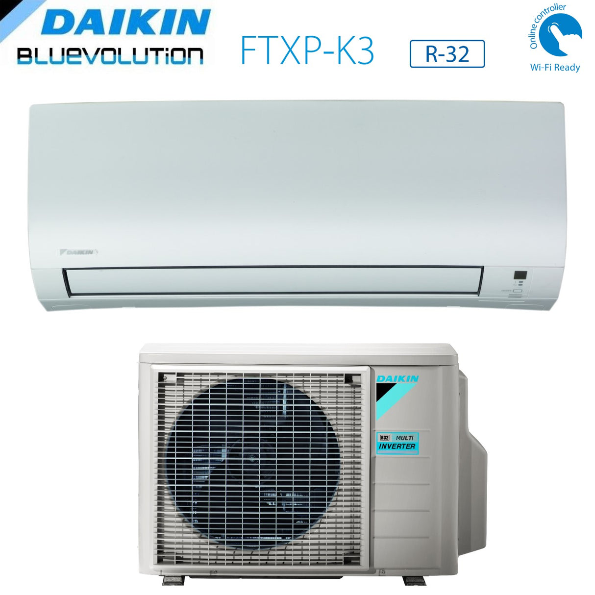 climatizzatore condizionatore daikin bluevolution inverter serie ftxp25k3 9000 btu r 32 wi fi optional classe a__