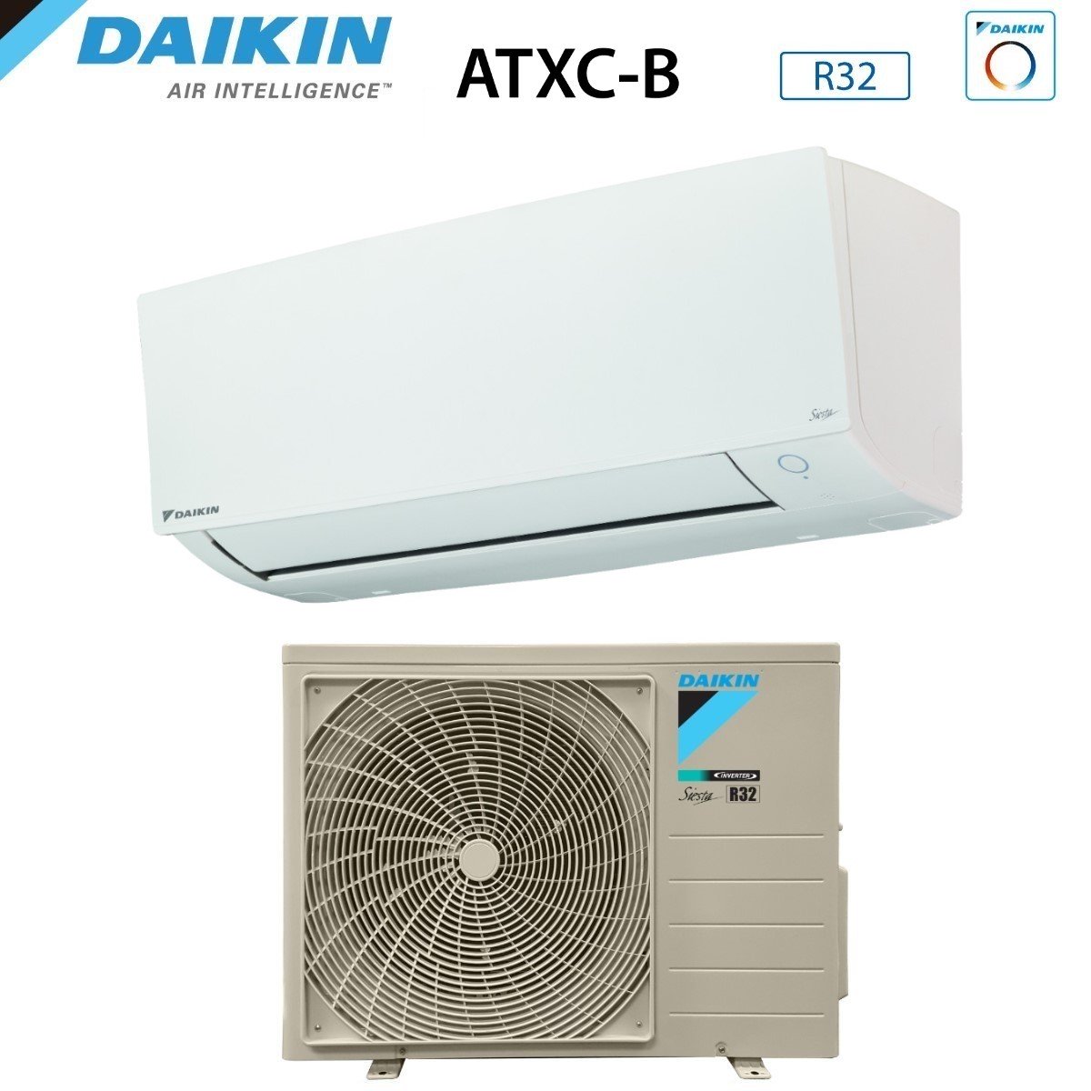 climatizzatore condizionatore daikin inverter serie siesta 9000 btu atxc25b ftxc25b r 32 wi fi optional