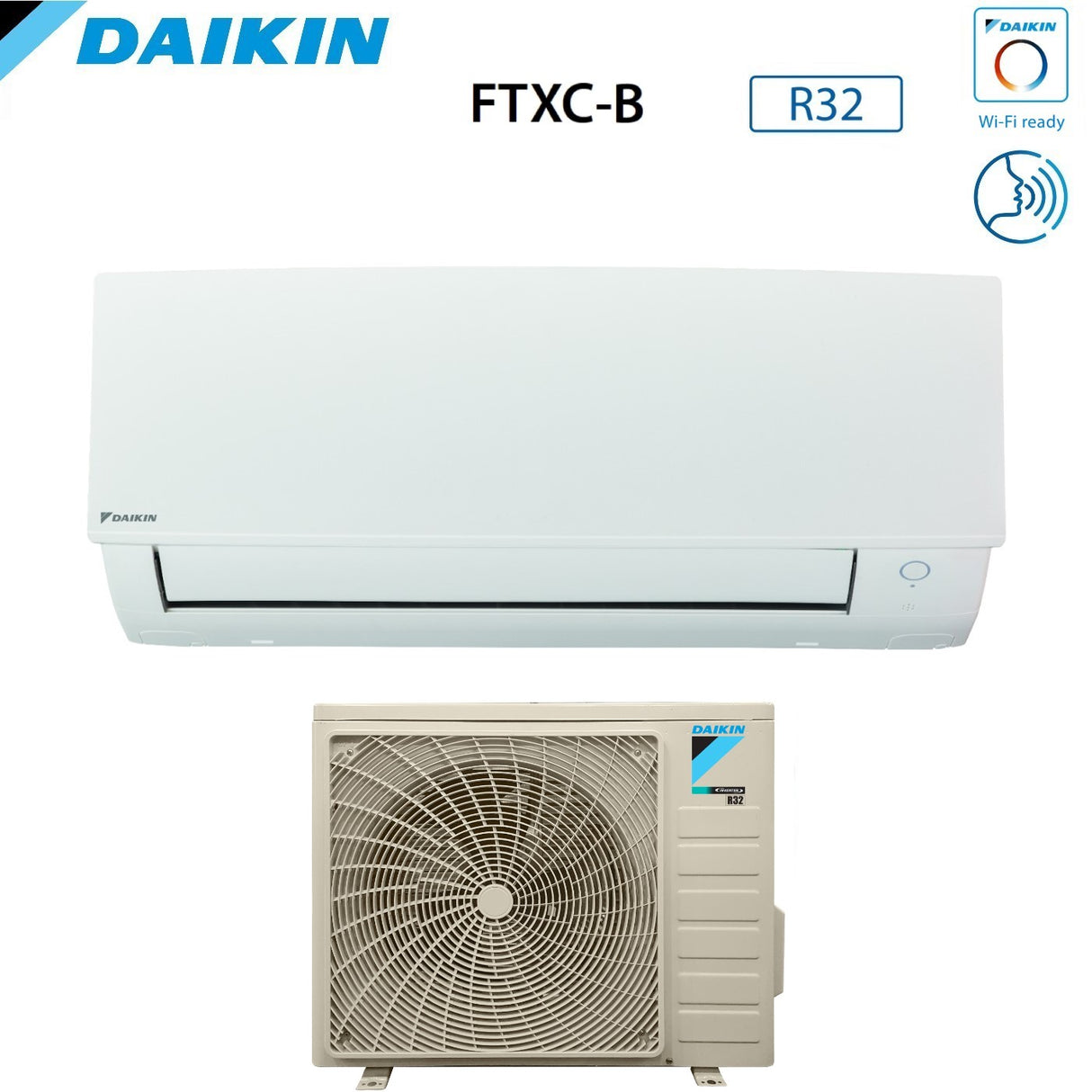 climatizzatore condizionatore inverter daikin serie sensira 12000 btu ftxc35b r 32 wi fi optional classe a++ a+