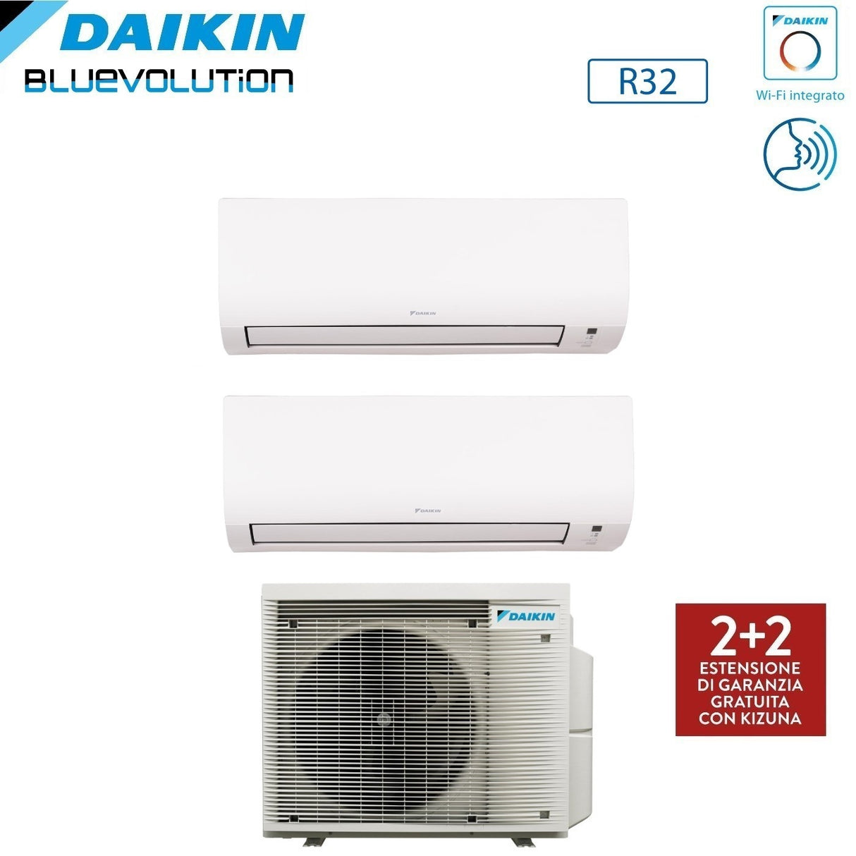 daikin condizionatore daikin dual split comfora 99 con 2mxm50a r 32 wi fi integrato