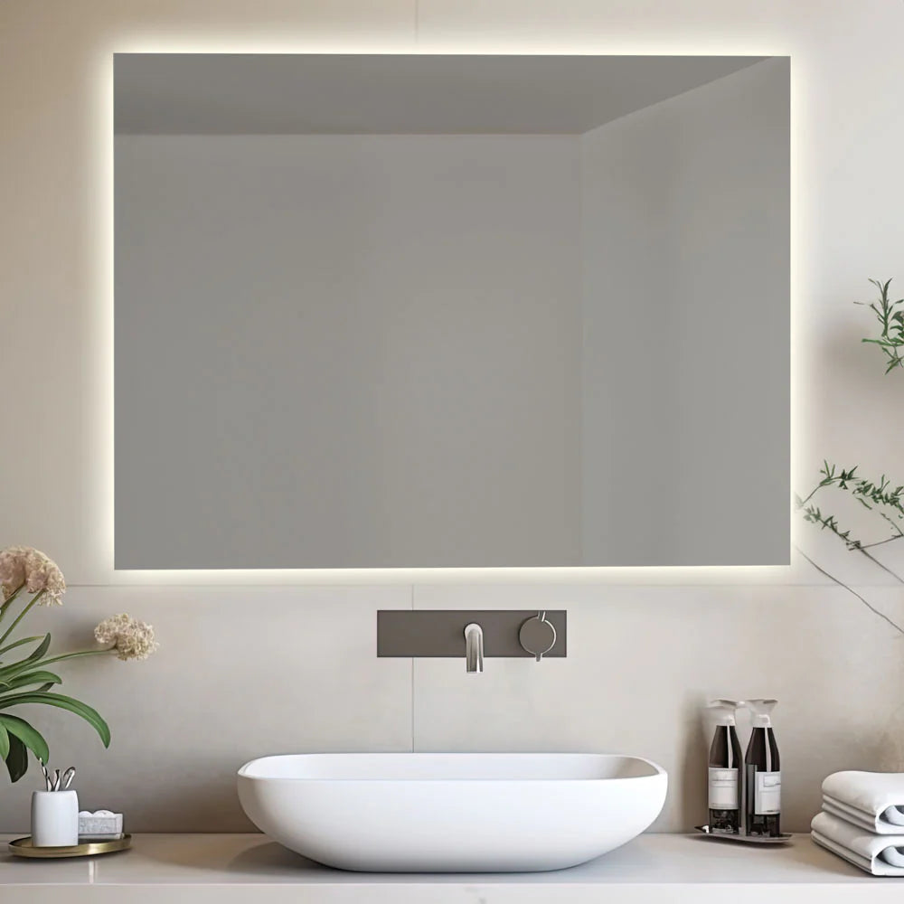 divina garden specchio da bagno retroilluminato reversibile aurora led 70x90 ean 8056157809357