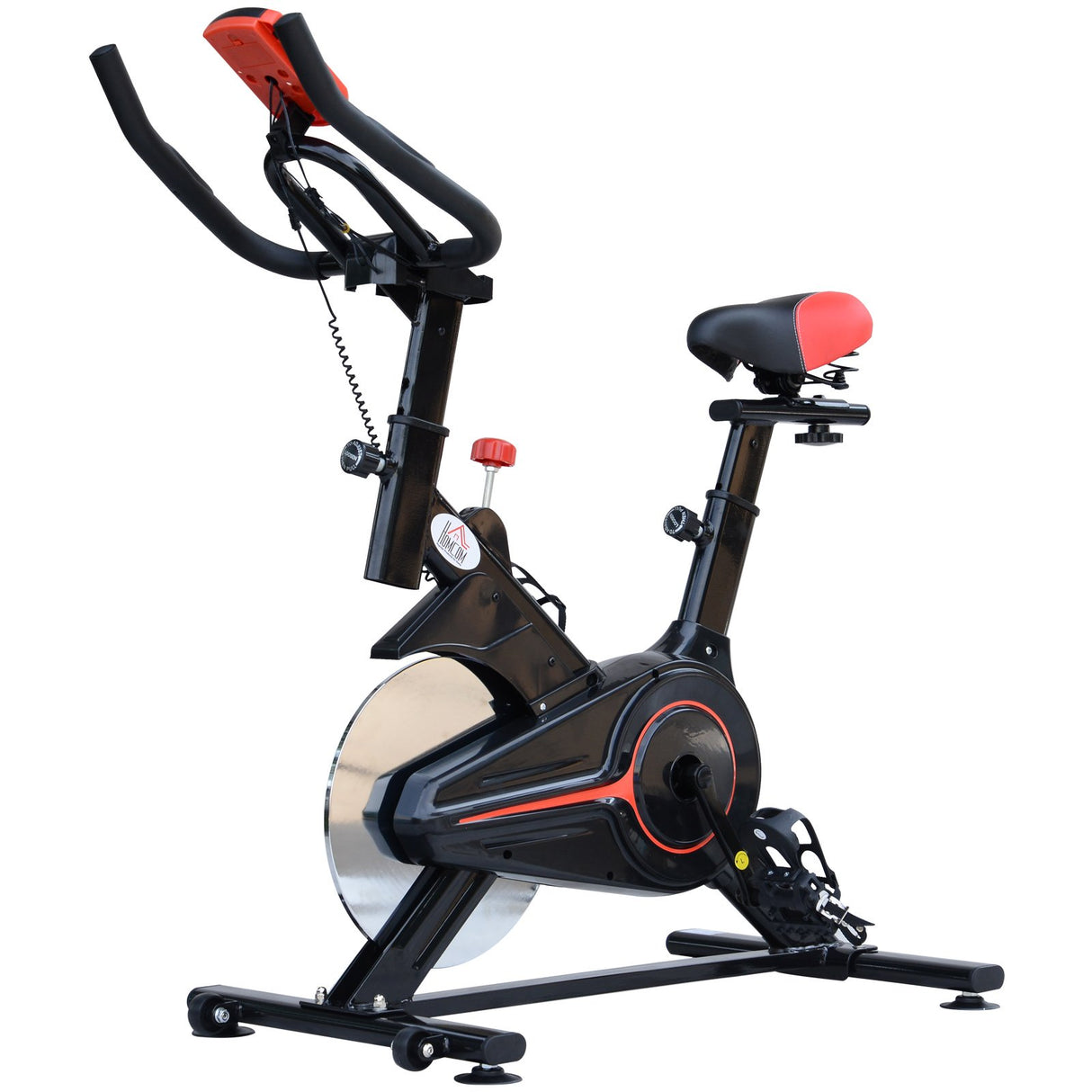 easycomfort easycomfort cyclette professionale da camera con sella regolabile monitor e volano 6kg allenamento aerobico fitness 8546114cm ean 8054144138374