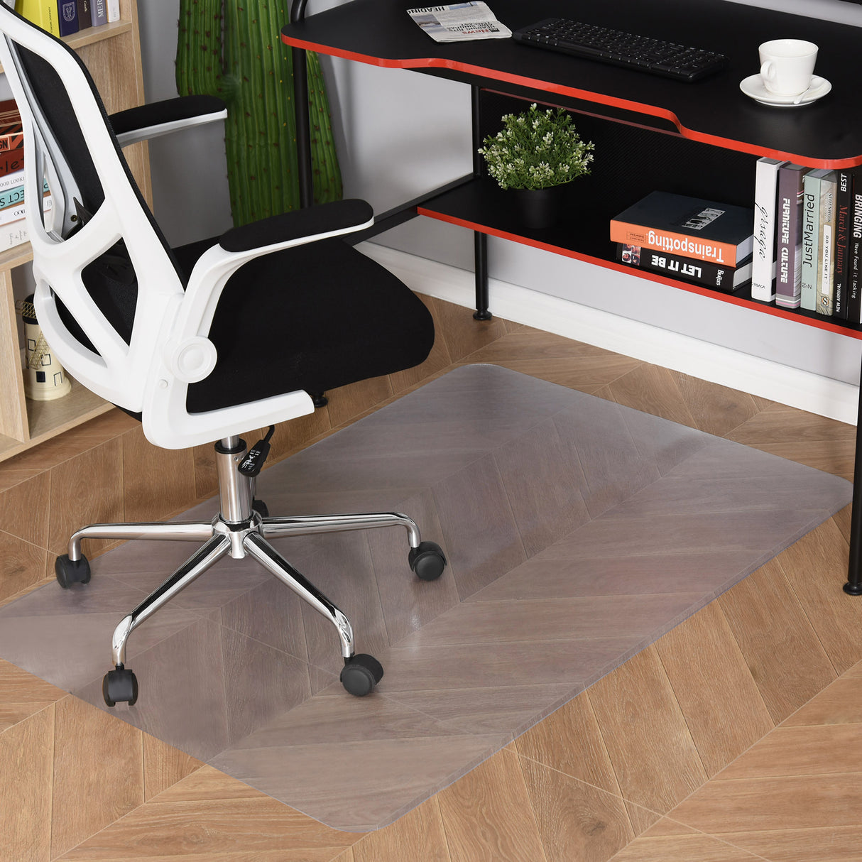 easycomfort easycomfort tappetino per sedia ufficio salvapavimento antiscivolo in plastica 90x120cm trasparente
