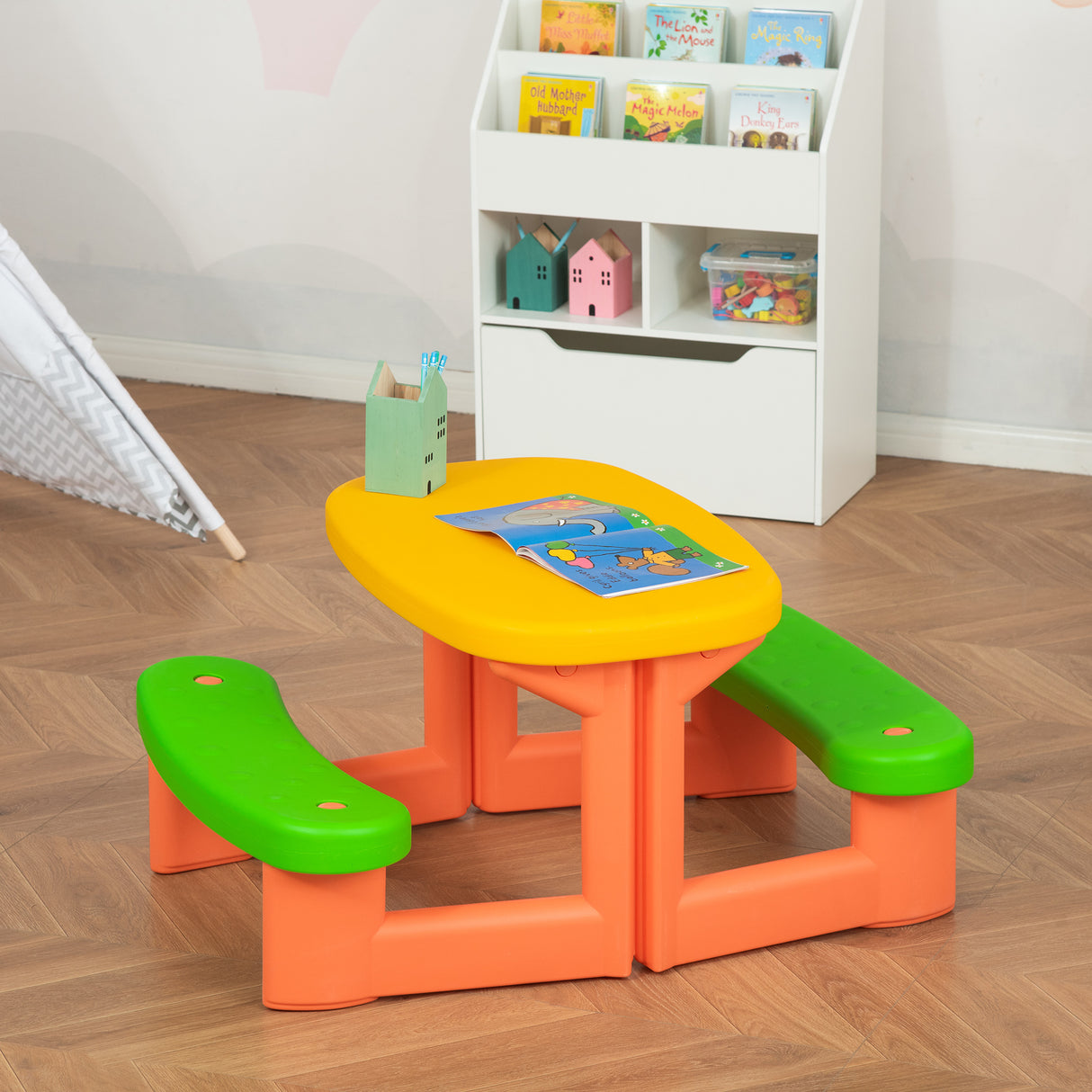 immagine-2-easycomfort-easycomfort-tavolo-da-picnic-per-2-bambini-di-3-6-anni-con-2-panche-per-esterno-e-interno-multicolore