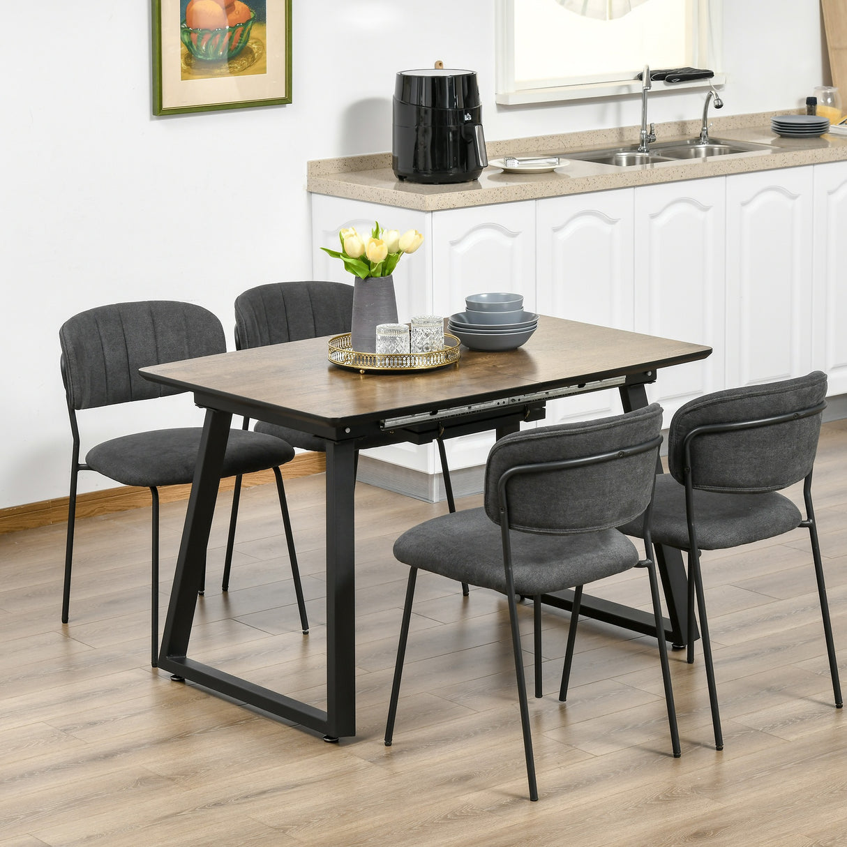 immagine-2-easycomfort-easycomfort-tavolo-da-pranzo-salvaspazio-allungabile-per-4-6-persone-in-mdf-e-metallo-120-160x80x76-cm-color-legno