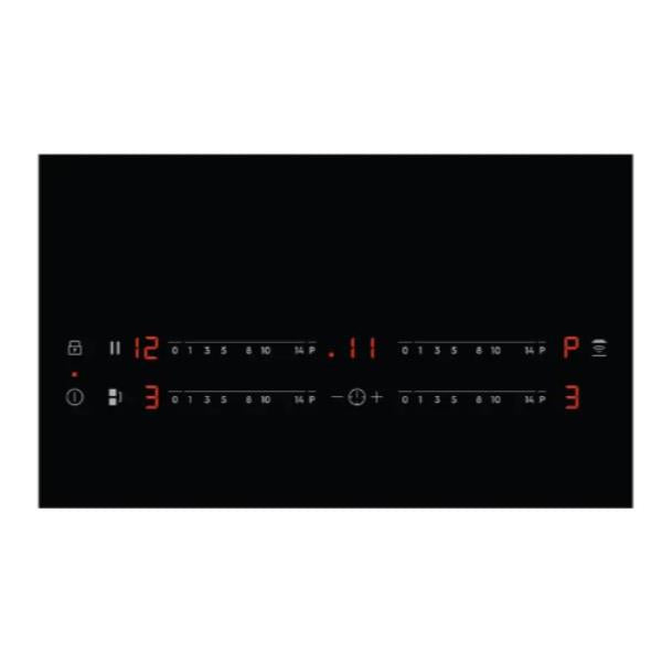 electrolux piano cottura a induzione electrolux serie 600 bridge lil83443 4 fuochi l78xp52 vetro ceramica nero ean 7332543778416