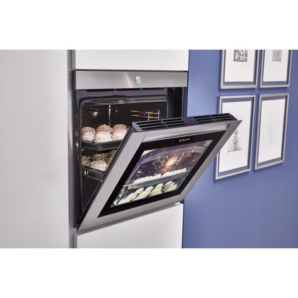 forno elettrico ad incasso candy full touch watch touch 80 litri classe a a59 5xl59 5xp56 8 inox multifunzione con grill telecamera interna e schermo full touch