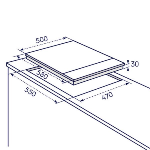 piano gas egs6414w 4f 60cm lat bian