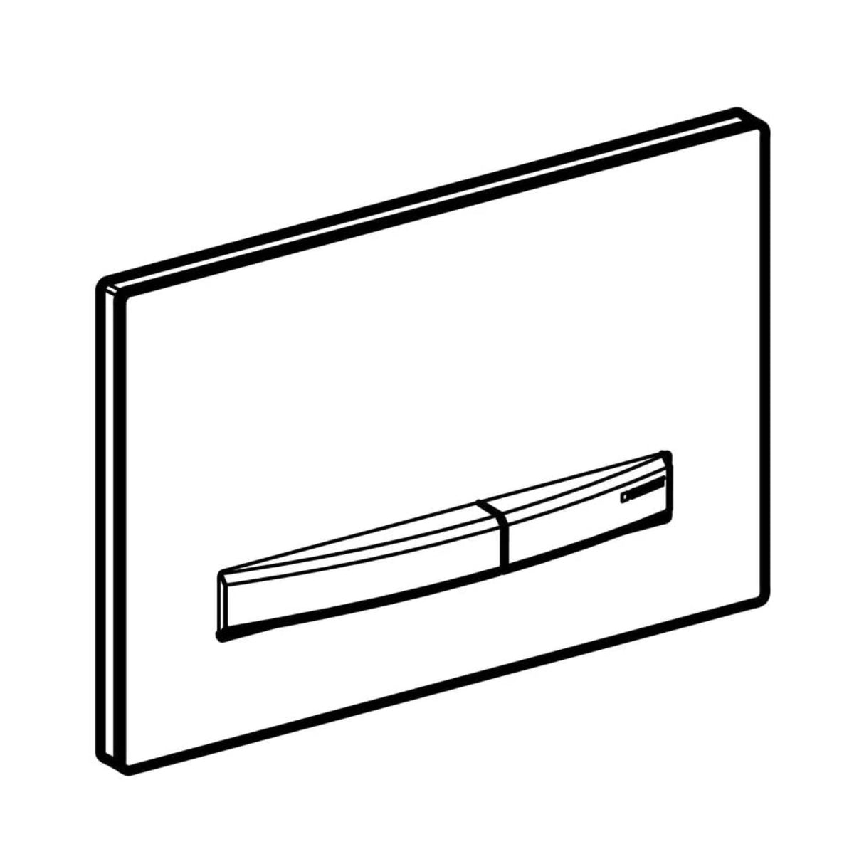 placca di scarico geberit cromo cromo lucido cod. 115788212