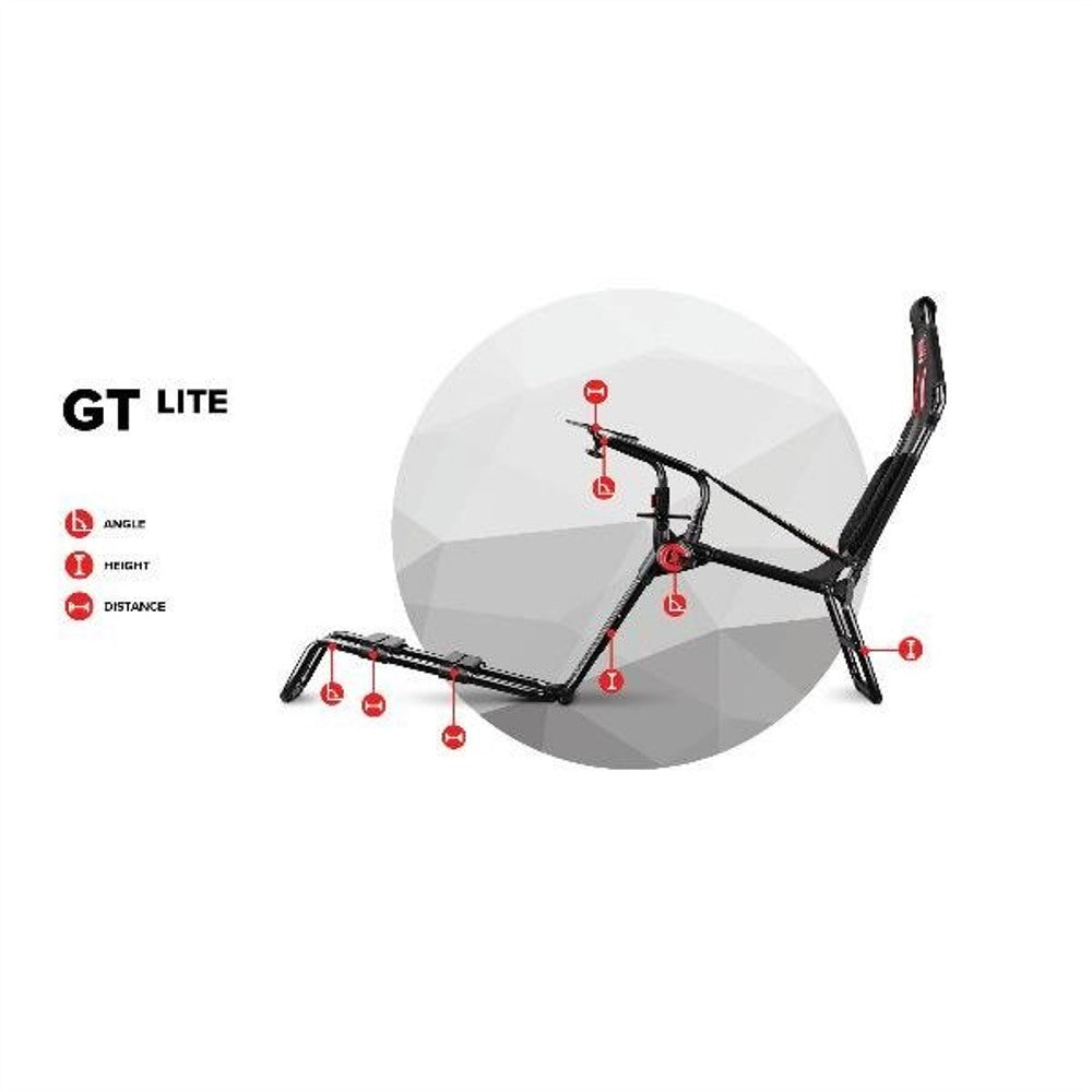 sedia next level racing gt lite racing cockpit sedile per simulatore di guida nlr s021