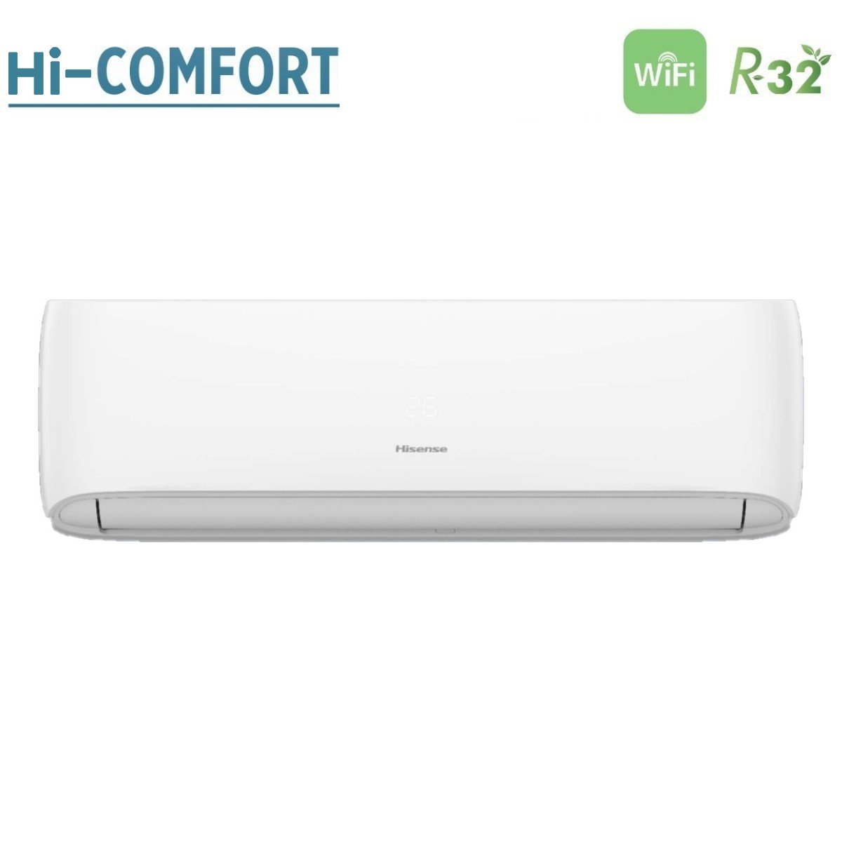 unita interna a parete hisense serie hi comfort 7000 btu cf20yr04g r 32 wi fi integrato