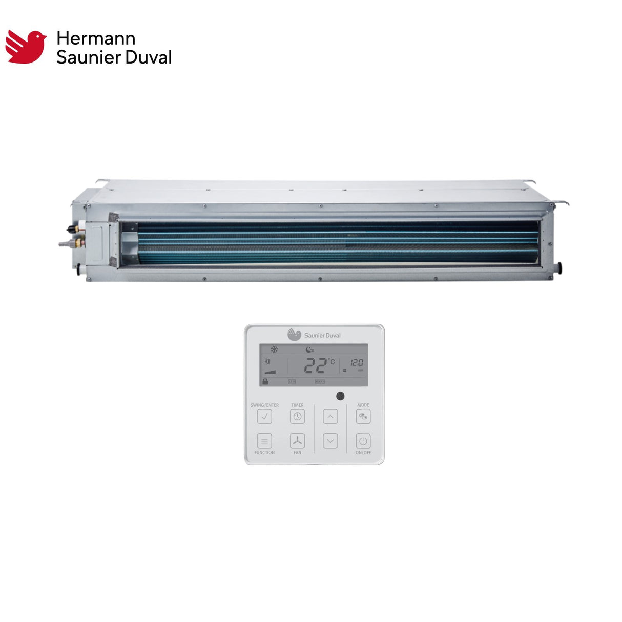 unita interna hermann saunier duval canalizzato canalizzabile 24000 btu sdh19 070 idni r 32 con comando a filo incluso