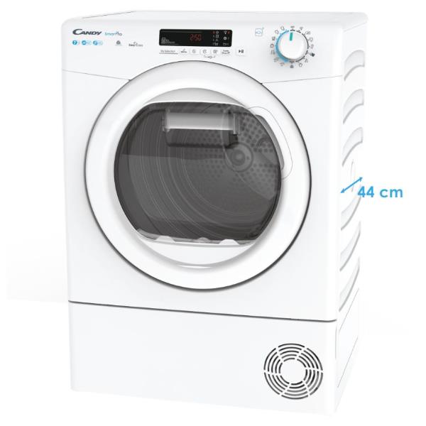 asciugatrice a carico frontale candy smart pro cso4h7a2de s 7 kg slim a++ a85xl59 6xp46 5 controllo remoto avanzato e contenuti extra wi fi + ble 38195