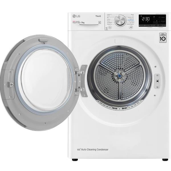asciugatrice a pompa di calore lg rh90v9avhn 9 kg eco hybrid classe a___